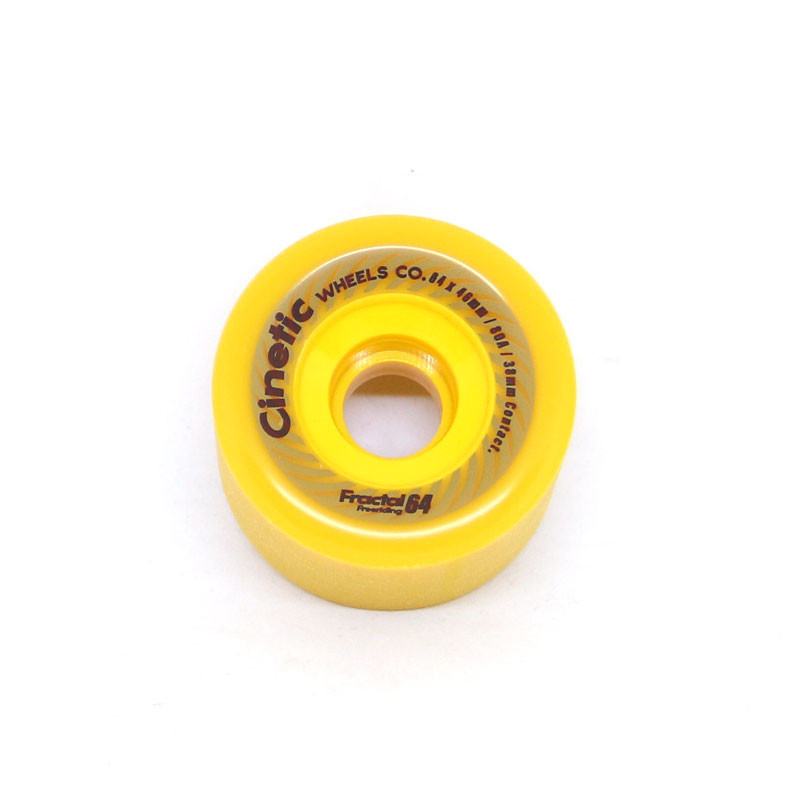 Longboard Wheels - CINETIC Fractal - 64mm 80a - Set of 4