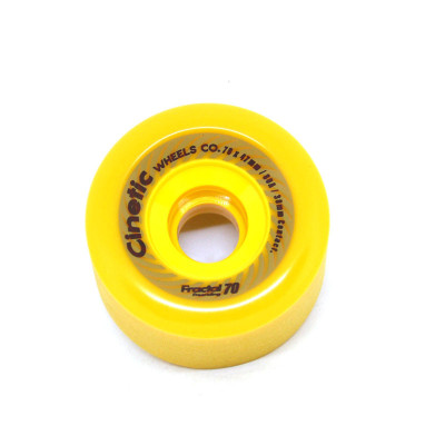 Longboard Wheels - CINETIC Fractal - 70mm 80a - Set of 4
