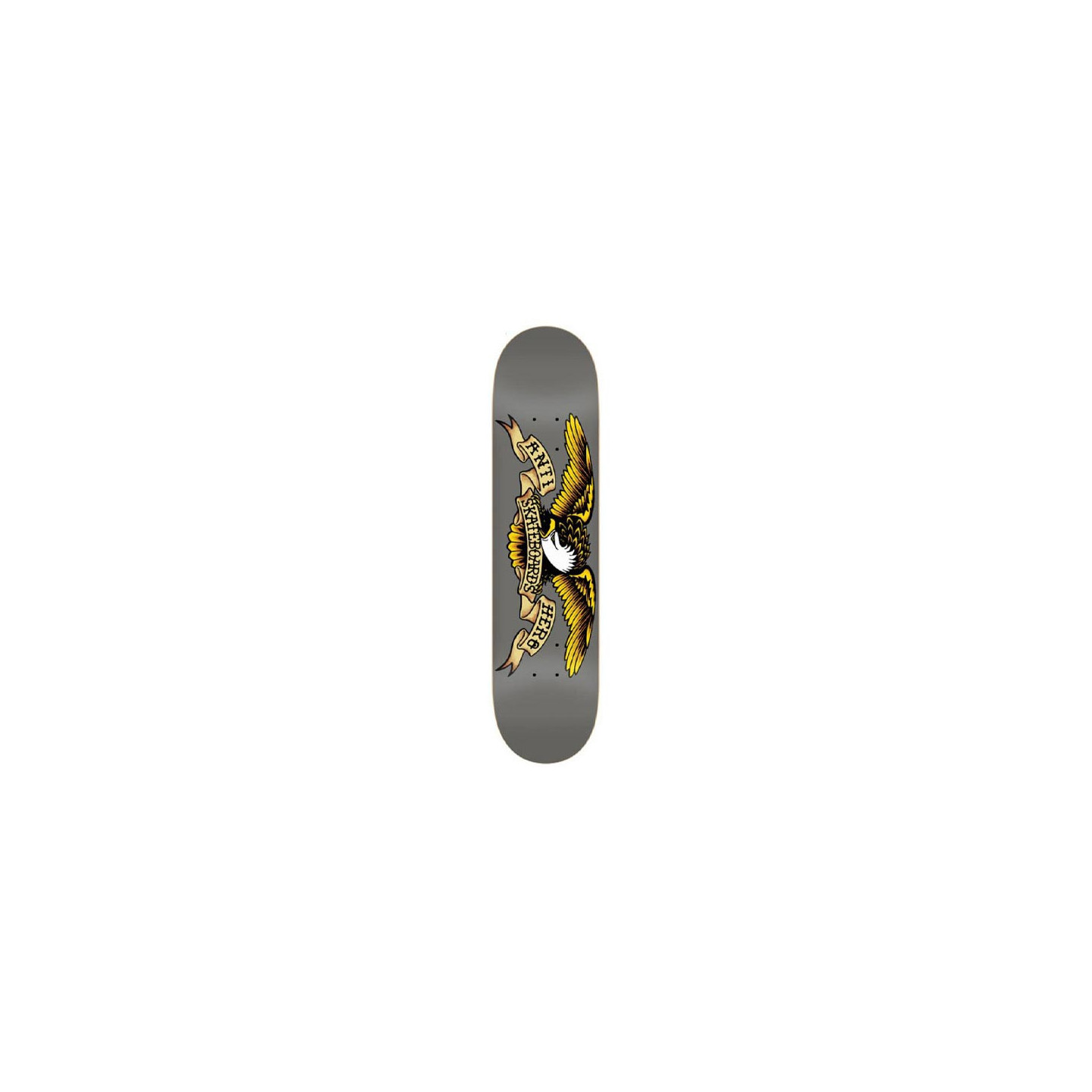 Skateboard Deck - ANTIHERO Classic Larger - Grey - 8.25