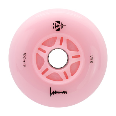 Skates Wheels - LUMINOUS - 100mm 85a - Flamingo - Unit