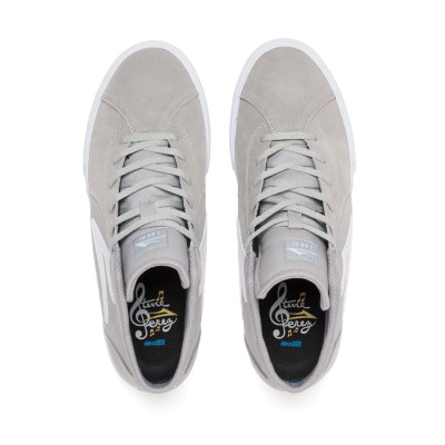 Chaussure Skate LAKAI Flaco 2 Montantes Gris Clair Suede