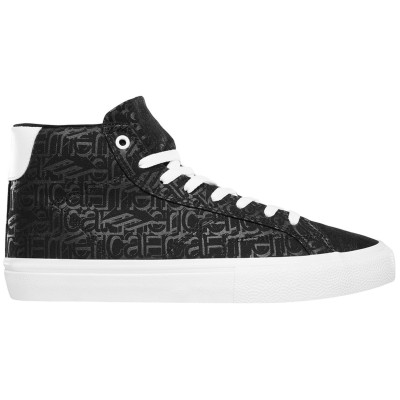 EMERICA Omen Hi Black White Skate Shoes