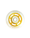 Roue Roller - FAMUS 6 Spokes - 60mm 92a - Or Blanc - Jeu de 4