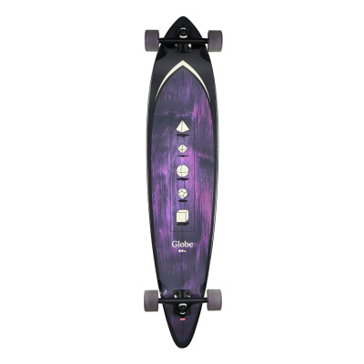 Longboard Skate - GLOBE Pintail - Purple/Shape Faze - 44"