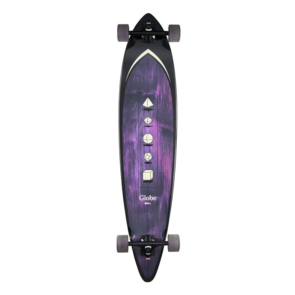 Longboard Skate - GLOBE Pintail - Purple/Shape Faze - 44"