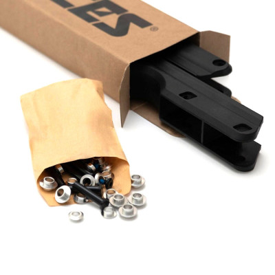 Platine Roller Agressif UFS - ROCES RF1 - Noir - Paire