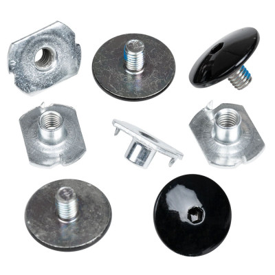Vis Spoiler Roller - USD Sway - Noir - Jeu de 4