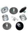 Vis Spoiler Roller - USD Sway - Noir - Jeu de 4