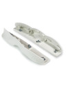 Skates Grind Plate - RAZORS SL 1 Piece - White - Pair