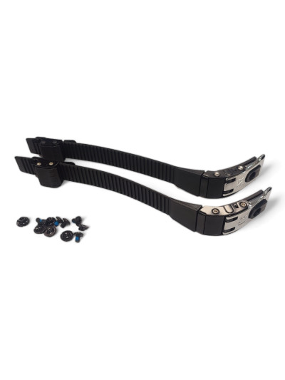 Skates Buckle - KIZER Supreme Set - Silver - Pair
