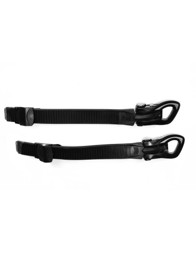 Skates Buckle - ROLLERBLADE Macroblade Nylon - Black - Pair