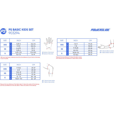 Kit de Protection Enfant - POWERSLIDE Basic - Sizing