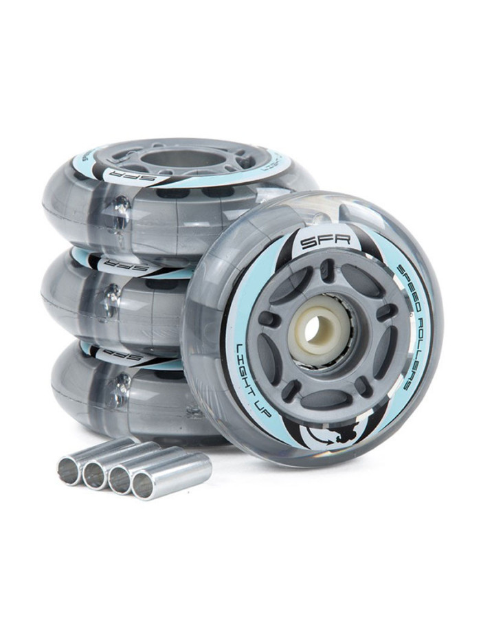 Roue Roller - SFR Light Up - 64mm 82a - Jeu de 4