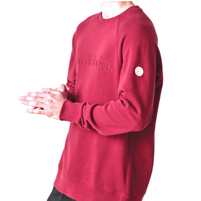 Sweatshirt - GLOBE LV Crew - Rhubarb