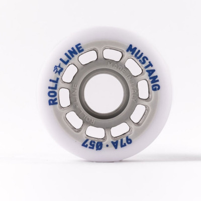 Roller Skates Wheels - ROLL LINE Prof Mustang - 57mm 97a - Set of 8