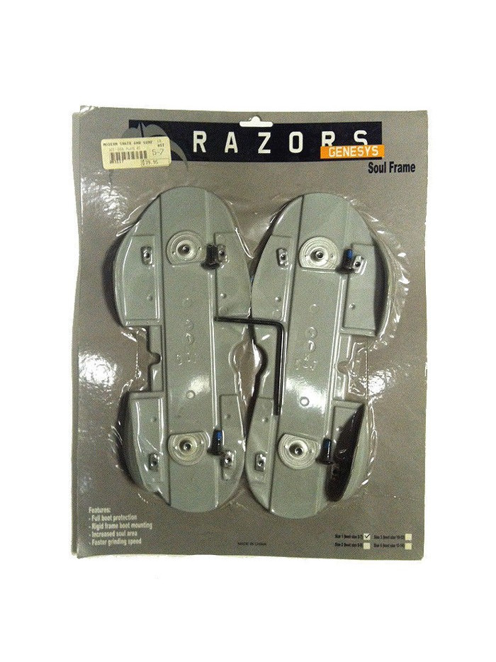 Soulplate Roller - RAZORS Genesys - Gris - Paire