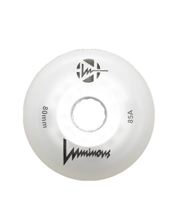 LUMINOUS 80mm White Wheels x4
