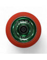 Roue Trottinette - AXONE Metal Core - 100mm Orange/Verte - Unité