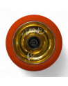 Roue Trottinette - AXONE Metal Core - 100mm Orange/Or - Unité