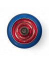 Roue Trottinette - CLIC-N-ROLL Metal Core - 100mm Bleue/Rouge - Unité