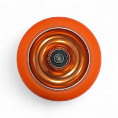 Roue Trottinette - CLIC-N-ROLL Metal Core - 100mm Orange - Unité