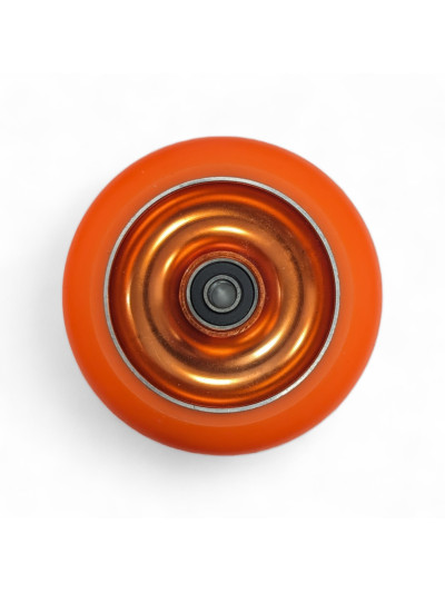 Scooter Wheel - CLIC-N-ROLL Metal Core - 100mm Orange - Unit