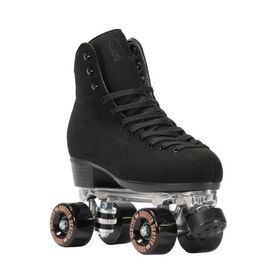 Recreational Roller Skates - CHUFFED SKATES Wanderer - Vegan Black