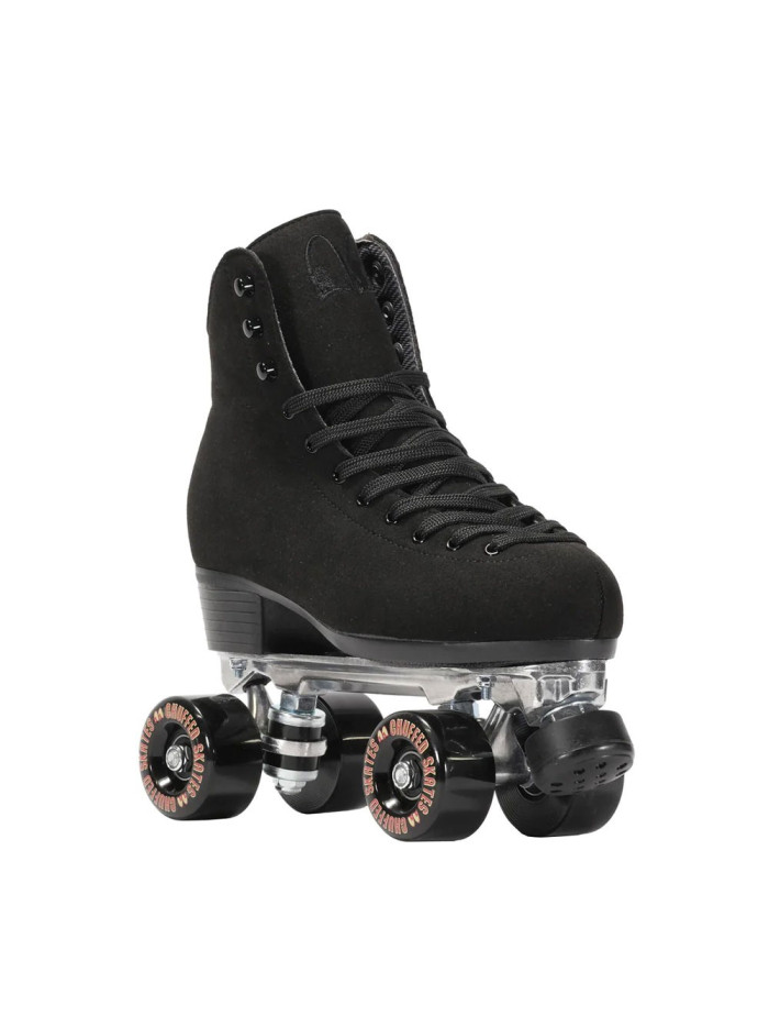 Recreational Roller Skates - CHUFFED SKATES Wanderer - Vegan Black