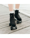 Recreational Roller Skates - CHUFFED SKATES Wanderer - Vegan Black
