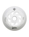 Skates Wheels - LUMINOUS - 110mm 85a - White - Set of 3