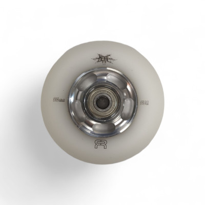Roue Roller - FR SKATES Metal - 80mm 85a + MW-9 - Jeu de 4
