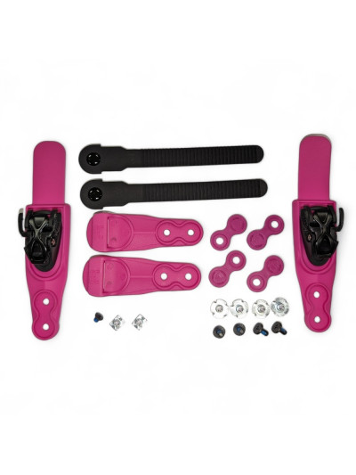 Skates mid Buckle - FR SKATES Double Strap - Pink - Pair