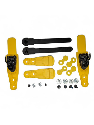 Skates mid Buckle - FR SKATES Double Strap - Yellow - Pair