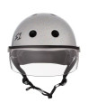 Casque Visière Roller - S ONE Lifer - Argent Brillant Pailleté