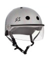 Casque Visière Roller - S ONE Lifer - Argent Brillant Pailleté