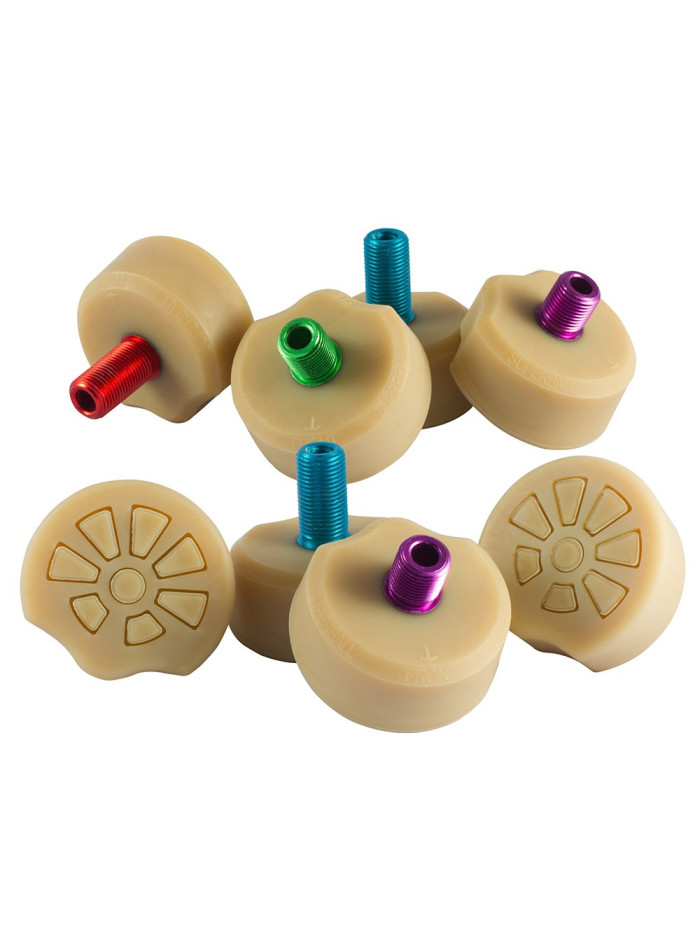 Roller Derby Brake - GUMBALL Toe Stops - Superball - Pair