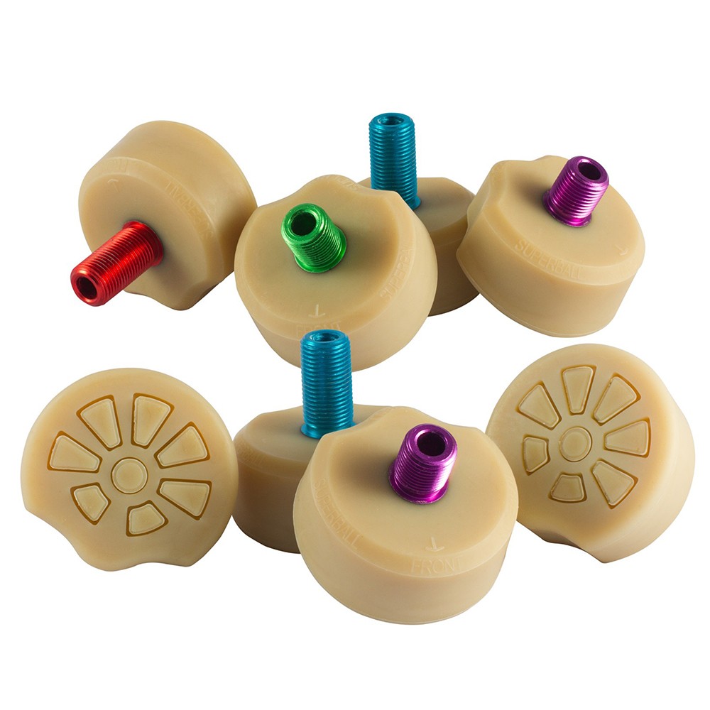 Roller Derby Brake - GUMBALL Toe Stops - Superball - Pair