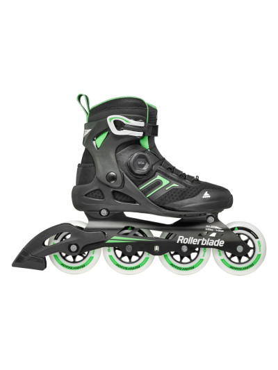Fitness Women Skates - ROLLERBLADE Macroblade - 90 Boa W Black Mint