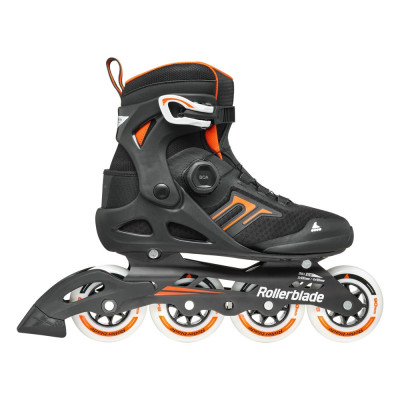 Roller Fitness - ROLLERBLADE Macroblade - 90 Boa Noir Orange