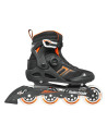 Fitness Skates - ROLLERBLADE Macroblade - 90 Boa Black Orange
