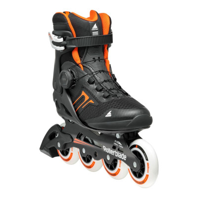 Roller Fitness - ROLLERBLADE Macroblade - 90 Boa Noir Orange