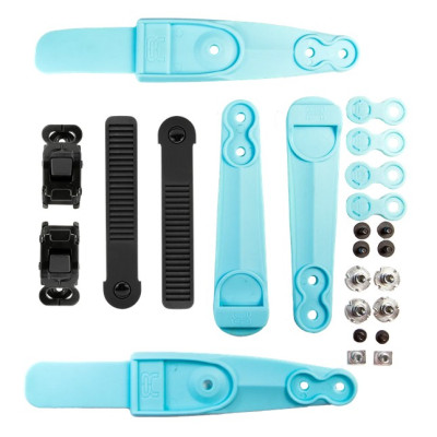 Boucle Coup de pied Roller - FR SKATES Double Strap - Bleu Ciel - Paire