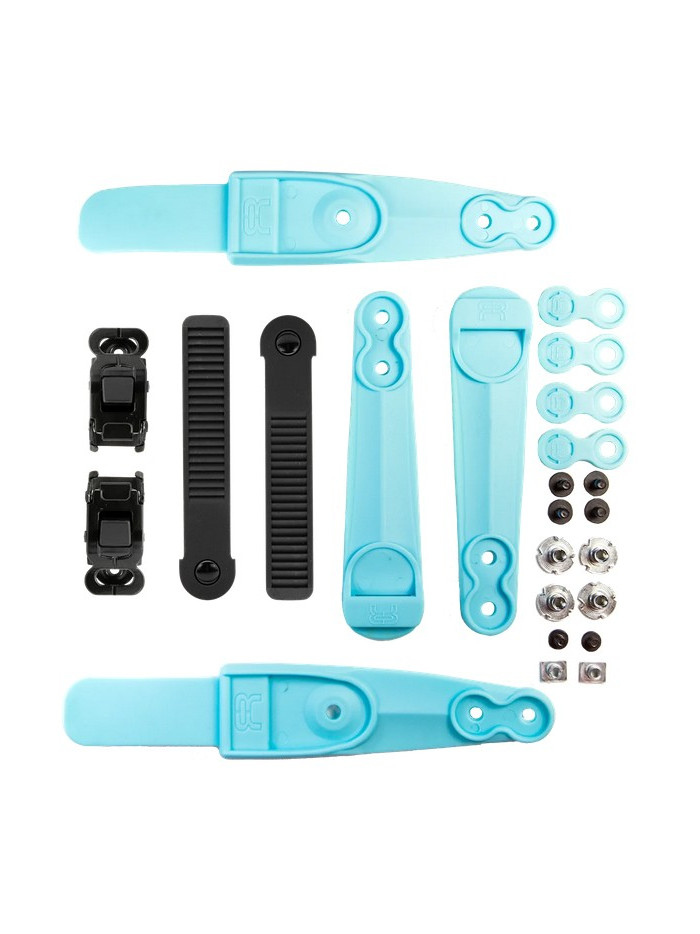 Boucle Coup de pied Roller - FR SKATES Double Strap - Bleu Ciel - Paire
