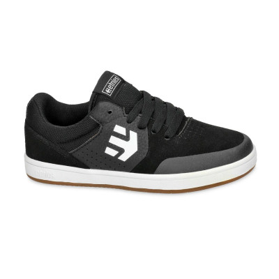 Chaussure Skate Enfant ETNIES Marana Noir Gomme Blanc