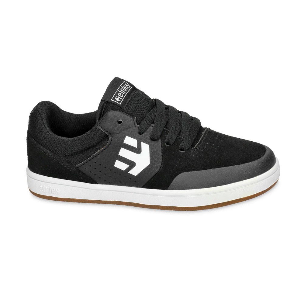 Chaussure Skate Enfant ETNIES Marana Noir Gomme Blanc