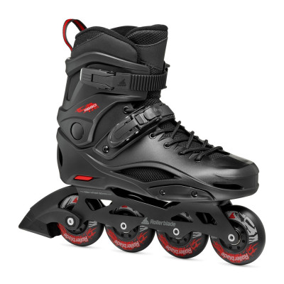 Roller Freeskate - ROLLERBLADE RB - 80 Noir Rouge