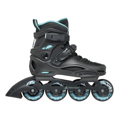Freeskate Women Skates - ROLLERBLADE RB - 80 W Black Light Blue