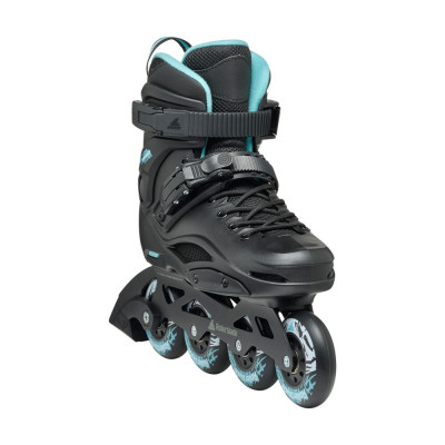 Freeskate Women Skates - ROLLERBLADE RB - 80 W Black Light Blue