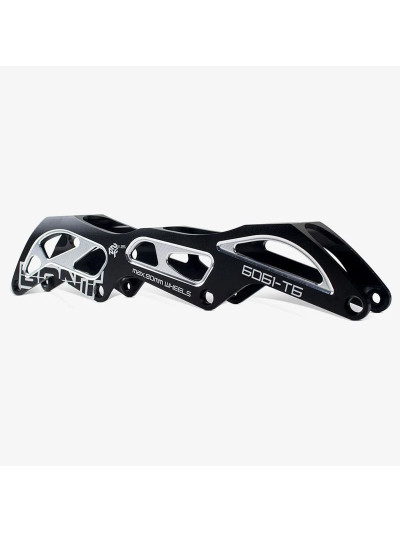 Platine Roller - BONT 2PF 6061-T6 - 11.25" 4x90mm - Noir - Paire