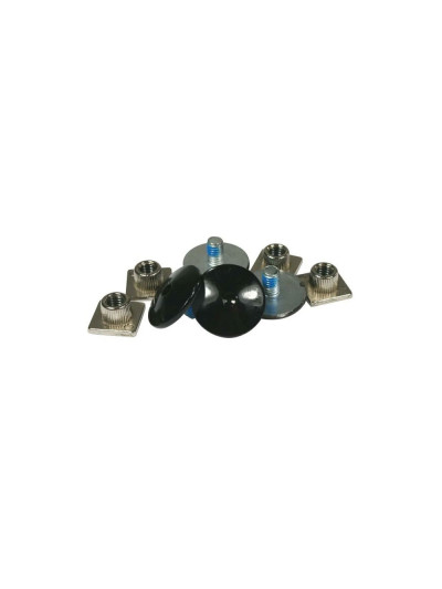 Vis Spoiler roller - USD - Noir - Jeu de 4